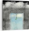 Bild auf Leinwand - Leinwandbild - Regenschirm Regen Produktbild-Vorschau 1
