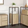 vidaXL Kúpeľňová skrinka s policami Sonoma dub 36x35x95 cm Náhľad obrázku produktu 2