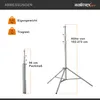 Statyw do lamp Walimex pro Heavy Duty ze stali nierdzewnej Podgląd zdjęcia produktu 3