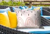 MuchoWow® Outdoor Kissen - Regenbogen - Pastell - Regen - Produktbild-Vorschau 4