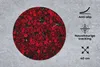 MuchoWow® Mauspad Mousepad Blumen - Rosen - Rot 40x40 cm - Produktbild-Vorschau 2