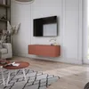 Mobile TV : Rosso mattone, 100 x 34 x 32 cm Anteprima dell’immagine prodotto 2