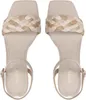 GUESS Damen-Sandalen Cadante in Beige mit Geflechtabsatz, Produktbild-Vorschau 2