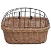 vidaXL Fahrradkorb Vorne mit Deckel 50x45x35 cm Natur Weide Produktbild-Vorschau 5