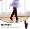 Beinstulpen Damen für Yoga Ballett, 55cm Ballettstulpen mit Produktbild-Vorschau 7