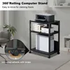 Supporto mobile per CPU - Carrello per PC tower e stampanti Anteprima dell’immagine prodotto 5
