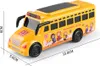 Kinder Inertia Schulbus, 15.8x5.6x6cm mit Licht & Musik, Produktbild-Vorschau 1