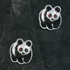 Aufnäher - Panda - mini schwarz-weiß 2er Set - Patch Produktbild-Vorschau 10