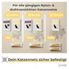 PiuPet® Klebehaken für Katzennetz ohne Bohren I Katzennetz Produktbild-Vorschau 4
