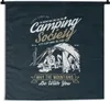 MuchoWow® Wandteppich Wandbehang Zelt - Camping - Retro Produktbild-Vorschau 1