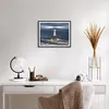 Gerahmtes Poster - Schwarzer Rahmen - Leuchtturm Meer - Produktbild-Vorschau 6