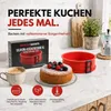 Silikon Springform Rot Ø 23 cm mit Thermo Glasplatte | Produktbild-Vorschau 2