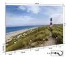 Wallario Schlüsselbrett aus Glas, Motiv: Am Strand von Sylt Produktbild-Vorschau 2