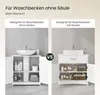 EUGAD Waschbeckenunterschrank, Badezimmerschrank mit Produktbild-Vorschau 5