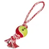 Hundespielzeug Ball am Seil Hunde Apportieren Produktbild-Vorschau 3