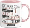 Kellnerin Geschenk Becher Tasse Gott Schuf Alle Menschen Produktbild-Vorschau 1