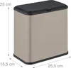 relaxdays Matter Mülleimer 5 l Produktbild-Vorschau 4