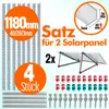 4x PV 118-3mm 4Stk. Photovoltaik Aufständerung Halterung Produktbild-Vorschau 1