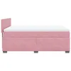 Boxspringbett mit Matratze Rosa 160x200 cm Samt Produktbild-Vorschau 9