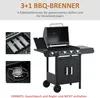 Outsunny Gasgrill mit Rädern 846-064V90 Produktbild-Vorschau 5