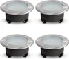 Four identical ground lights are arranged in a two-by-two grid against a white background. Produktbild-Vorschau