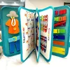 Livre d'activités Montessori pour bébés – Tableau d'éveil Voir les images du produit 7