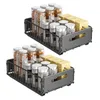 2er Set Gewürzregal Teleskopschublade Ausziehbare Schublade Produktbild-Vorschau 1