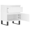vidaXL Nachttisch Weiß 40x35x50 cm Holzwerkstoff Produktbild-Vorschau 6
