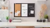 A desk with a 3-in-1 combination board, office supplies, and decorative items. Podgląd zdjęcia produktu