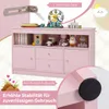 COSTWAY Mobile porta giocattoli per bambini, scaffale per Anteprima dell’immagine prodotto 6