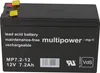 Multipower Blei-Akku MP7,2-12 Pb 12V / 7,2Ah VdS G109009, Voir les images du produit 4