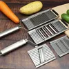 Universeller Gemüseschneider 3in1 aus Edelstahl KP36845 Produktbild-Vorschau 6