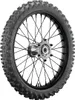 A close-up view of a motorcycle tire and wheel. Náhľad obrázku produktu