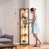 Lampa podłogowa EDISHINE z regulacją jasności do salonu, Podgląd zdjęcia produktu 2