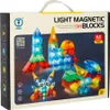 Konstrukcja 3D klocki magnetyczne LED świecące 64 el Podgląd zdjęcia produktu 11