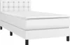 vidaXL Boxspringbett mit Matratze & LED Weiß 80x200 cm Produktbild-Vorschau 3