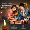 Stabkerzen LED mit Timer ROT 2er indoor mit Timer Funktion Produktbild-Vorschau 4