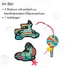 A set of unicorn-themed accessories including buttons and a pendant, presented with a white background and decorative bubbles. Náhled obrázku produktu
