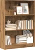 vidaXL Bücherregal Artisan-Eiche 80x24x109 cm Holzwerkstoff Produktbild-Vorschau 2