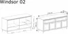 Windsor 02 Kommode in Kaschmir & Eiche – 4 Türen, 2 Produktbild-Vorschau 6