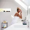 mensola da bagno relaxdays marrone 34,5 x 33,0 x 80,0 cm Anteprima dell’immagine prodotto 3