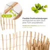 Gartenzaun zum Stecken aus Haselnüsse Zaun Garten Produktbild-Vorschau 4