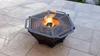 Grill HEXAGON Modulare Gartenfeuerstelle + Rost | Massiver Produktbild-Vorschau 1