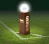 Hertha BSC LED-Dekosäule Rost-Optik mit Leuchtkugel - 84 cm Produktbild-Vorschau 2