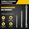 Flexibler Steckschlüssel-Verlängerungssatz, 3-teilig, 1/2", Produktbild-Vorschau 6