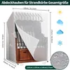 Strandkorb Abdeckung PE Wasserdicht Winddicht UV Schutz Produktbild-Vorschau 2