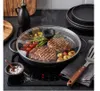 HausRoland Grillpfanne 30 cm mit Glasdeckel, Produktbild-Vorschau 2
