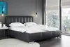 Polsterbett Bett Doppelbett MARLON Kunstleder Schwarz Produktbild-Vorschau 1