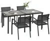 Outsunny 5 tlg Sitzgruppe Gartenmöbel-Set Gartengarnitur Produktbild-Vorschau 1