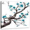 Leinwandbild natur - blau 50x50 cm Feeby blau wandbild Produktbild-Vorschau 1